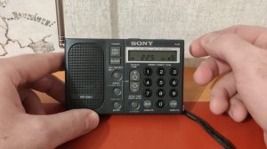 Радиоприемник Sony ICF-SW1 - работа на разных диапазонах