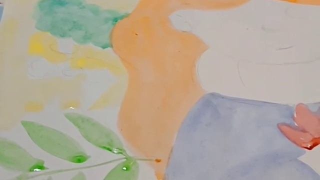 я рисую. Девочка - осень по рисункам 