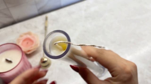 Как сделать столовую свечу / РОСПИСЬ СВЕЧИ / Формовые с
