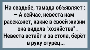 Как Невеста Огурцом Гостей Напугала! Сборник Свежих Анекдотов! Юмор!