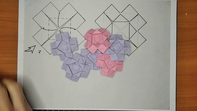 Кусудама-куб "Блинчик-2" смотреть онлайн