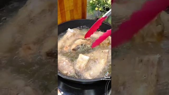 Жареный карп сазан
