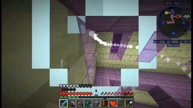 Майнкрафт. Выживание "Вампира-оборотня (гибрида)!" 19-часть "Город Эндеров!"