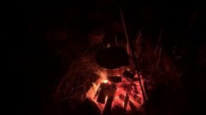 Рыбалка с ночевкой на новом месте.  Готовлю уху на кост