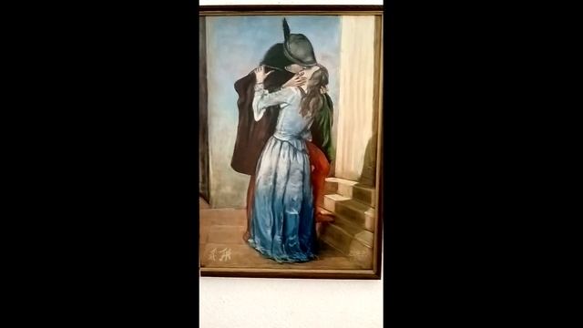 поцелуй, реплика картины "Поцелуй" Франческа Айеца смотреть онлайн