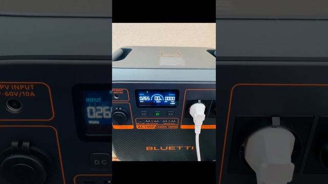 BLUETTI AC180P проверка работоспособности как ИБП при полно? смотреть онлайн