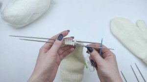 Как связать мысок на варежках