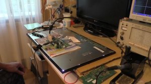 Монитор  ASUS VX238T. Небольшой ремонт