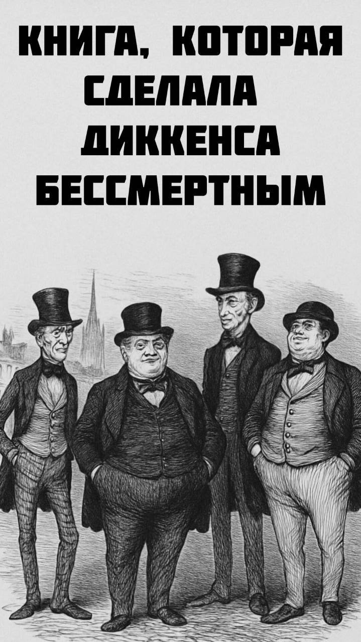 Книга, которая сделала Диккенса бессмертным — «Посмертные записки Пиквикского клуба» #юмор #shorts