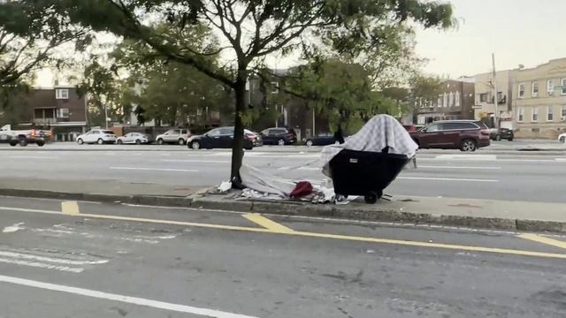 Современные улицы города Нью Йорк.