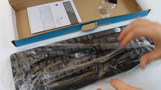 Клавиатура Rapoo E1050 Black | unboxing смотреть онлайн