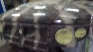 ГАЗ Тигр подготовка в покраске RAPTOR U-POL