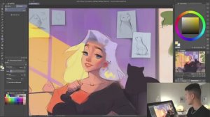 20. ART CHALLENGE IN CLIP STUDIO PAINT 🤯 (ft. @amandarachlee)