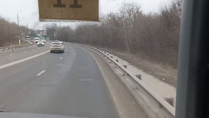 вид из кабины водителя автобуса по маршруту 11 яхт клуб