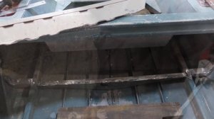 Лодка Неман 2. Каркас под пайолы. Ровный пол.
