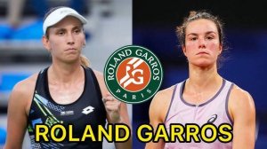 27.05.2025. Лоис Буассон - Элизе Мертенс. WTA Roland Garros. Lois Boisson - Elise Mertens