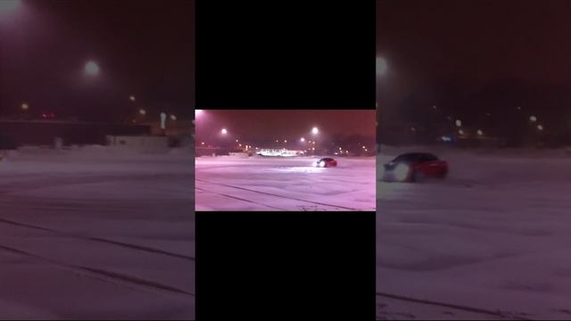 оригинальный звук заездана снегу , мат.