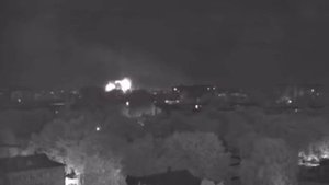Появилось видео прилета баллистической ракеты 9М723 по Чернигову минувшей ночью