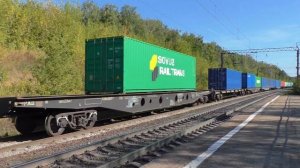"Гость из Минеральных вод!" Электровоз ВЛ80С-2325 с контей