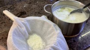 Домашняя брынза из кефира - самый простой и бюджетный ?