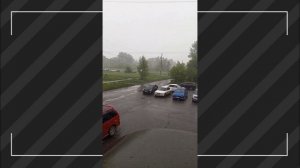 Снег в Красноярске в конце мая