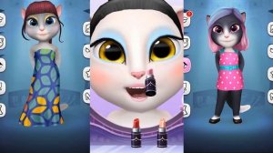 Моя говорящая Анджела Две сестрички и ее Малышка # 23 В гостях у кошечек Анжела Мила Соня Мультик