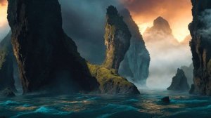 ECHOES - mellow ambient - ethereal soothing music with calming visual journey