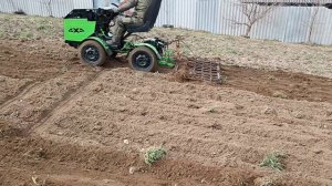 Борона для самодельного минитрактора // #самодельныйм?