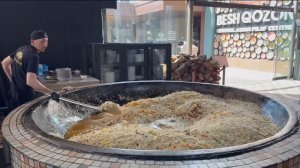 5 тонн самого большого в мире узбекского плова