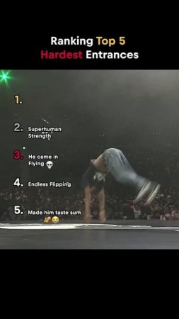 sickest entrances ever countdown!