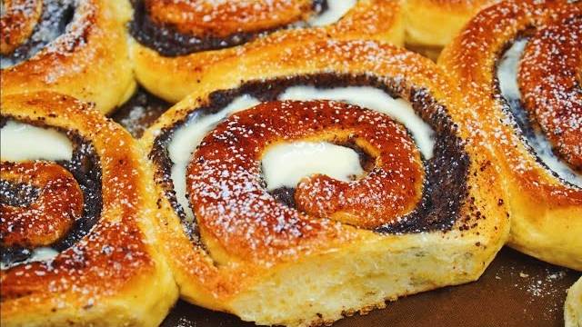 НЕ ПРОСТО БУЛОЧКИ, а НАСТОЯЩИЙ ДЕСЕРТ! Рецепт булочек к чаю