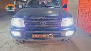 Toyota Land Cruiser 100 модернизация света и тюнинг фар