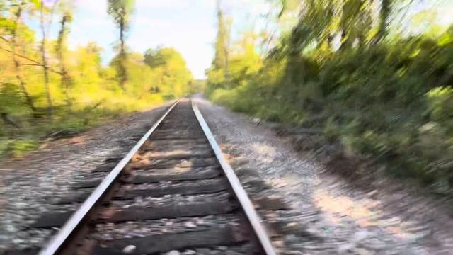 Еду на велосипеде по железной дороги часть 8 riding a bike on