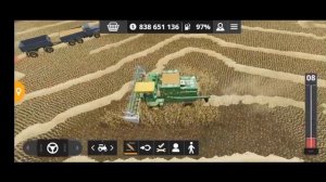 УБОРКА ПОЛЯ НА КАРТЕ ПИОНЕР farming simulator 20