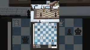 Партия года! Первая встреча Карлсена и Гукеша в классику #шахматы #chess