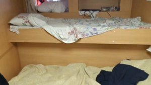 КАЮТА ДЛЯ ПЕРСОНАЛА НА КРУИЗНОМ ТЕПЛОХОДЕ. ЖИЗНЬ НА ШК