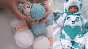 Первый старт в Триостартах ноября. Комбинезон для малыша из Alize softy