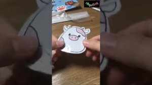 🩷🐄Сквиш-коровка из бумаги!!Paper Squishy-cow) #сквиш #избумаги