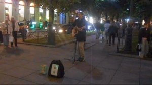 Уличные музыканты Питер Андрей на Большой Конюшенной