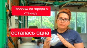 507 🏠 Переезд из города в станицу. Осталась одна. Скучно не будет.