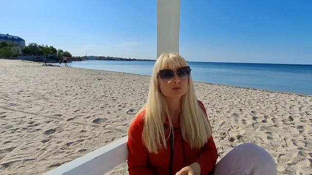 22 мая 2025 г. КРЫМ Черноморское. Показываю море. Песчаны