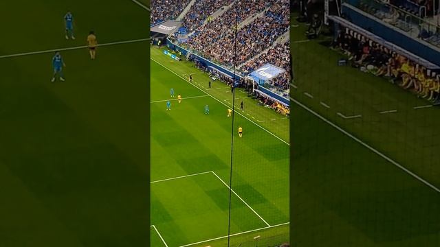 Футбол Зенит Ростов. Первый тайм.  Счет 1:0 . 02.10.22