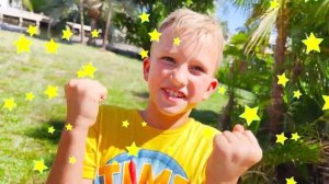 Влад и Ники - Челленджи на улице с суперзвездой WWE