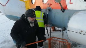Демонтаж топл. бака на Ми-8