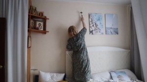 Преображение в спальне❤️Повесили картины и новые шторы☀️ ВЛОГ