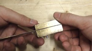 Изготовление мини-мачете из нержавеющего болта