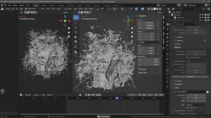 55-2 Creating Ball's Movement Using Cloth and Applying Fluid