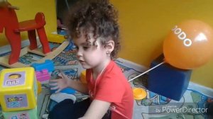 Лейла пробуют пиццу игровая комната для детей
