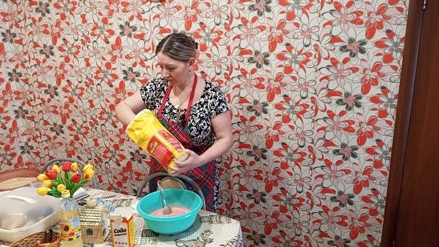 #пирог из киселя 🥧