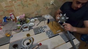 Посох для Деда Мороза своими руками за 0 рублей.